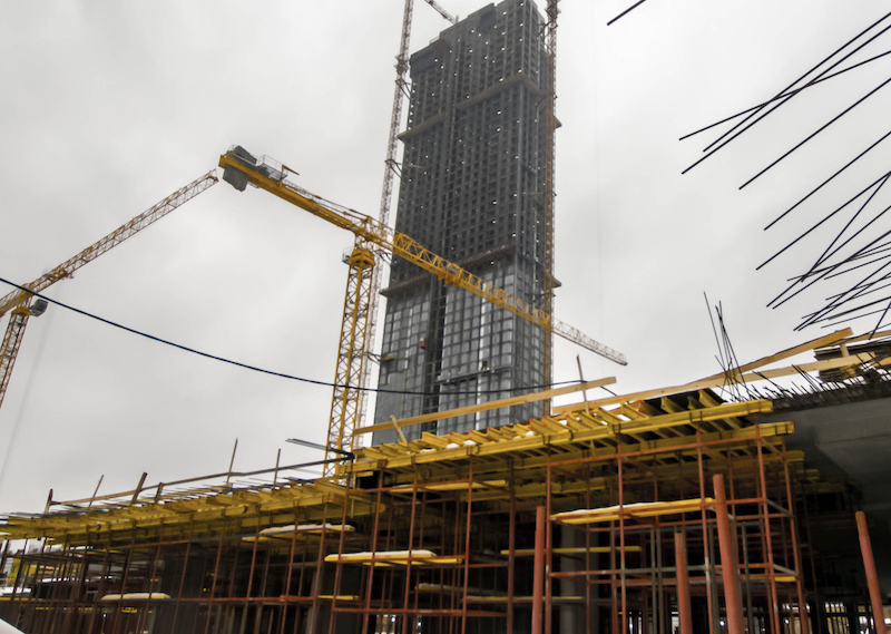 Мосгосстройнадзор провел выездную проверку Upside Towers после возведения монолитного каркаса